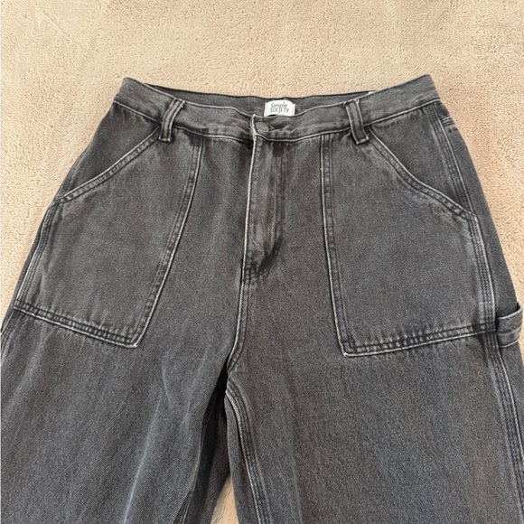 Simple Society Black Denim Jeans 13/31 - Picture 3 of 8